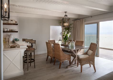 California Beach Cottage Beach Style Dining Room Los Angeles By