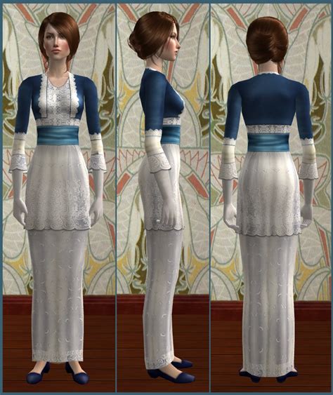 Mod The Sims Edwardian Ladies Set