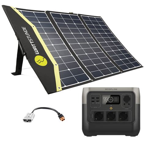 Mobile Powerstation Ecoflow River Pro Mit Faltbarem Solarpanel