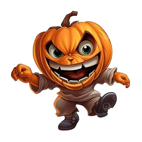 Cute Little Jack O Lantern Run Pose Halloween Jack O Lantern Pumpkin