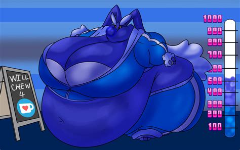 Rule 34 Anthro Anthro Only Big Breasts Blueberry Inflation Breasts Female Lopunny Mad N Evil