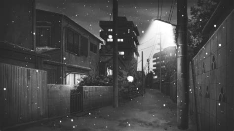 Image of night rain anime scenery aesthetic anime anime snow. Anime Backgrounds 🌸💖 ☕ | Anime Amino