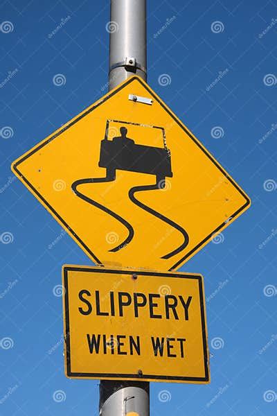 Slippery When Wet Stock Image Image Of Emergency Street 14267399
