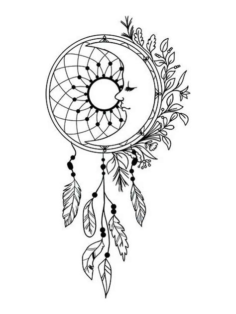 Dream Catcher Adult Coloring Books Coloring Pages