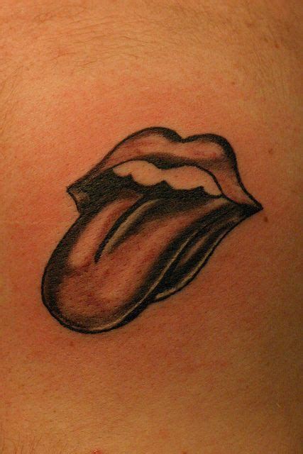 Awesome Rolling Stones Logo Tattoo › Tattoo Designs