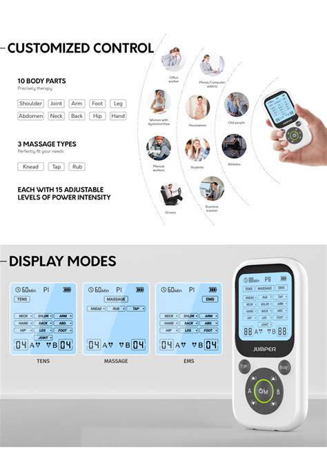 Jumper 41 Programs 3 In 1 Tens Ems Massage Latestgadget