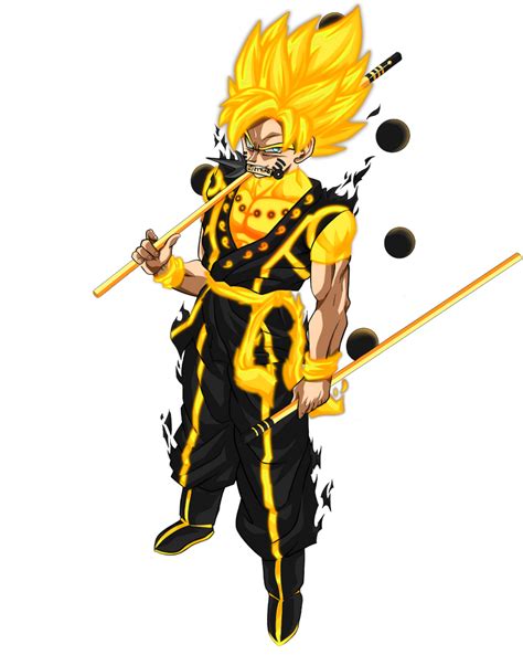 Goku Kyuubi Mode By Satzboom On Deviantart Anime Dragon Ball Super