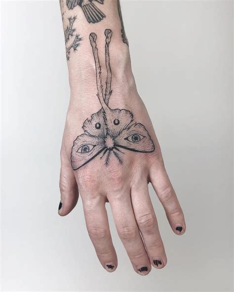 Pony Reinhardt Hand Tattoos Tattoos Moth Hand Tattoo