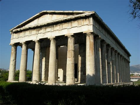 Temple Of Hephaestus Monuments Grece Grece Antique