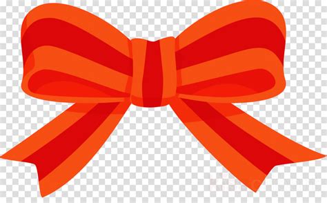 Decoration Ribbon Cute Ribbon clipart - Orange, Red, Ribbon, transparent clip art
