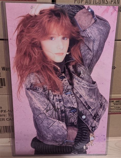 Tiffany Darwish Autograph Signed 11x17 Poster 80s Pop Singer JETSON S