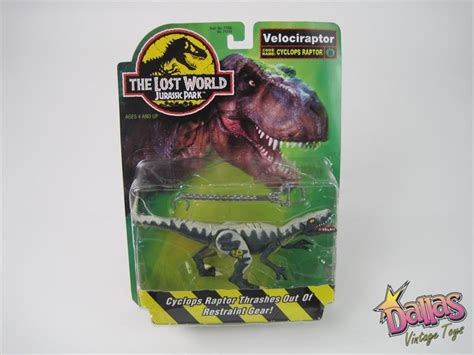 1997 Kenner Jurassic Park The Lost World Velociraptor Cyclops Raptor 1A