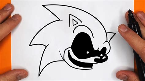 Como Dibujar A Sonic Exe De Fnf Doovi Sexiz Pix