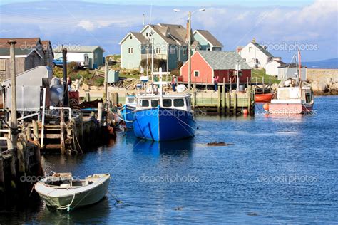 Peggys Cove Fishing Village In Nova Scotia — Stock Photo © Ezarubina
