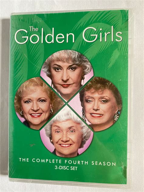 The Golden Girls The Complete Fourth Season 3 Disk Set Dvd Etsy