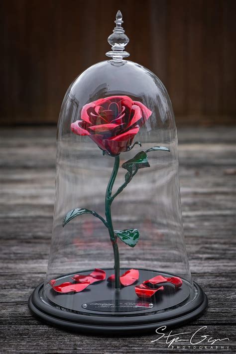 Put this teapot to the test. Handmade Enchanted Aluminum Metal Rose - Beauty and the ...