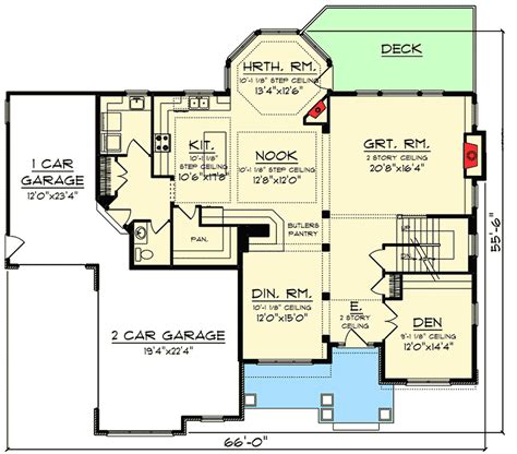 2 Story Open Concept Home 89997ah Architectural Designs House Plans