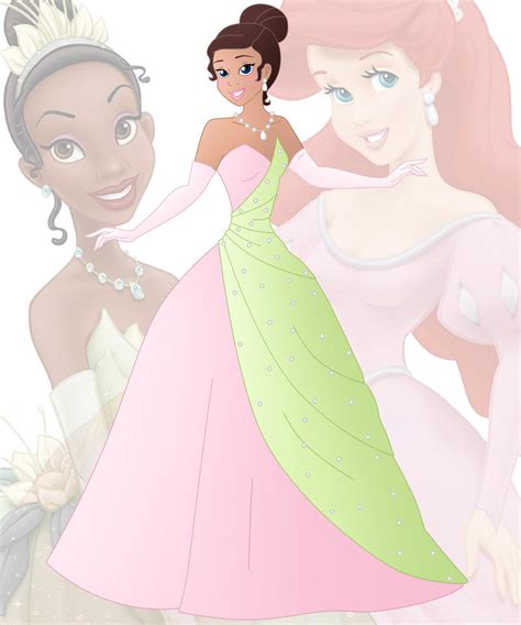 Disney Fusion Ariel And Tiana By Willemijn1991 On Deviantart