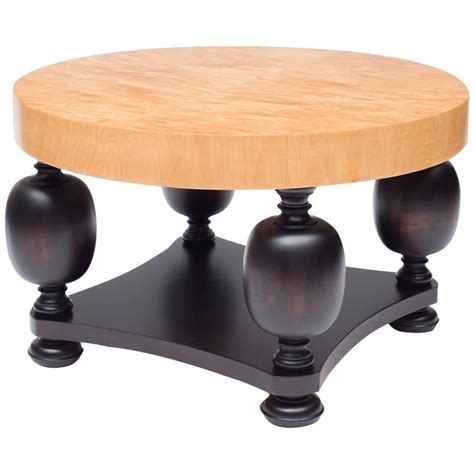 It is made of beech with a thick glass top. Round Birch Root and Beechwood Coffee Table, Sweden 1940s ...