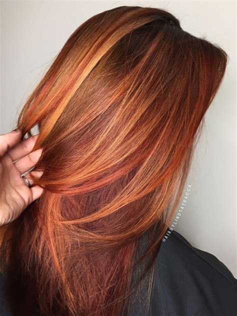 Fall Hair Red Hair Copper Hair Blonde Hair Balayage Beautifulredhair
