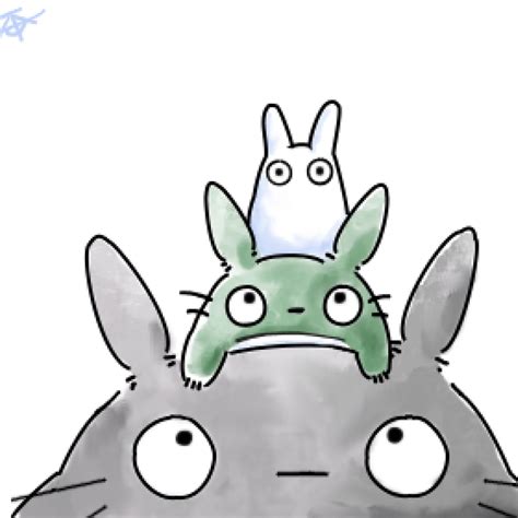 Cute Totoro Drawing Free Download On Clipartmag