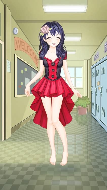 Anime Dress Up Girl Avatar By Arpaplus