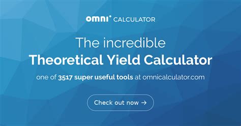 Theoretical Yield Calculator