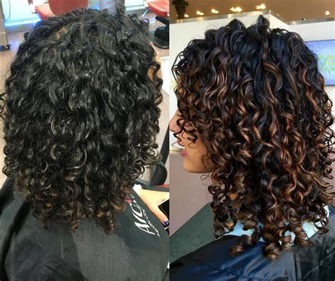 Brown hair with caramel highlights is the most trending one. 718 Likes, 47 Comments - Rachael (@rachael_devacurl) on ...