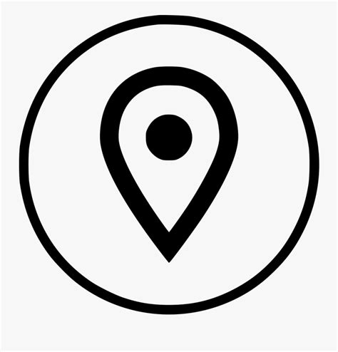 Transparent Location Pin Icon Png Circle Free Transparent Clipart