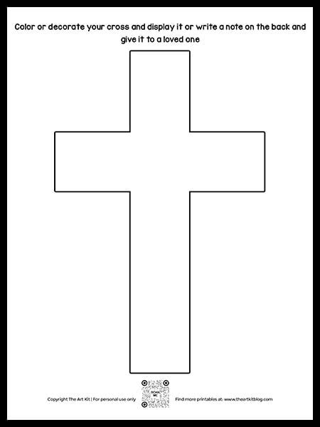 Free printable picture of a cross