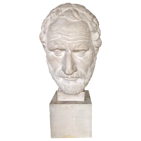 19th Century Plaster Bust Of Brutus The Older For Sale