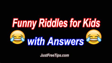 Top 20 Best Funny Riddles For Kids With Answers Good And Hard Riddles
