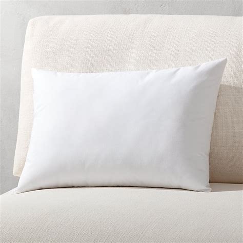 18x12 Down Alternative Pillow Insert In Pillows Reviews Cb2