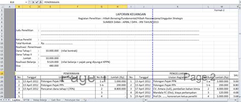 Laporan l/r per 31 desember 2011 dan laporan. Contoh Format Laporan Keuangan Bulanan Excel Terbaru ...