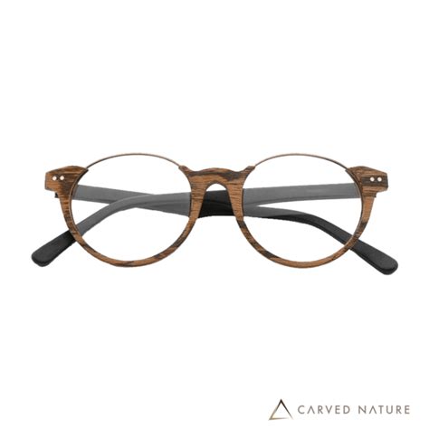 Half-rim Round Wooden Glasses Frame | Wooden glasses, Glasses frames, Wooden eyewear