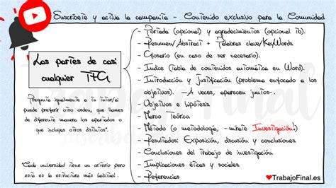Estructura Del Tfg Qué Apartados Tiene Y Algunos Ejemplos Top
