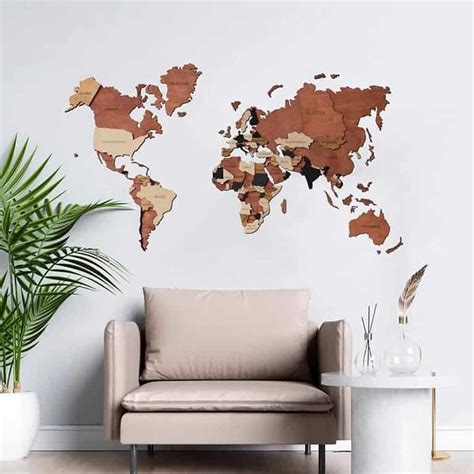 12 Best World Map Wall Art To Decorate Your Home 2024 The Wanderlust