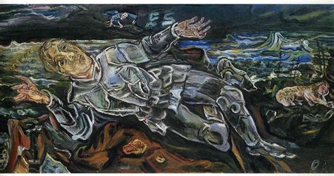 Reprodu Es De Pinturas Knight Errant Self Portrait Por Oskar Kokoschka Inspirado Por