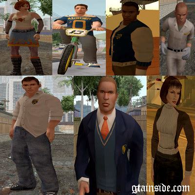 Gta San Andreas Bully Scholarship Edition Pack Mod Gtainside