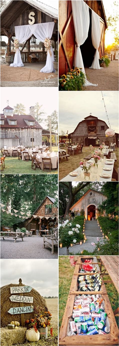 Rustic Outdoor Wedding Ideas Country Barn Wedding Decor Ideas Deer