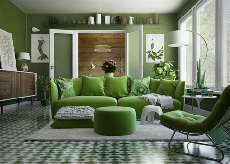 Greenery Living Room