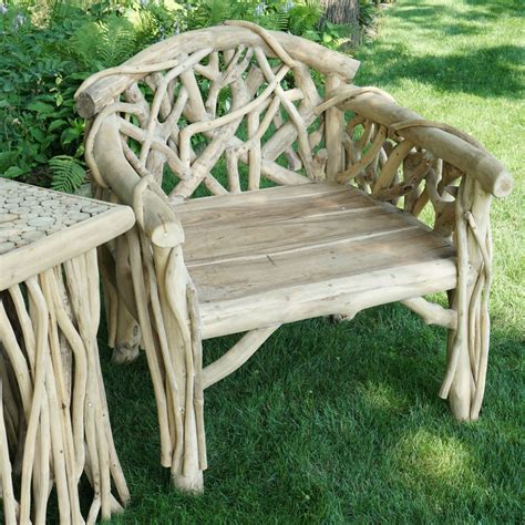 The economy is tough and watching our dollar is more important than ever. Unique Teak Root Chair Set - IronGate Garden Elements