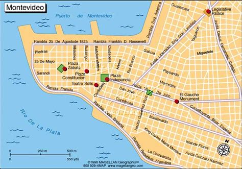 Mapas De Montevideo Uruguai Mapasblog