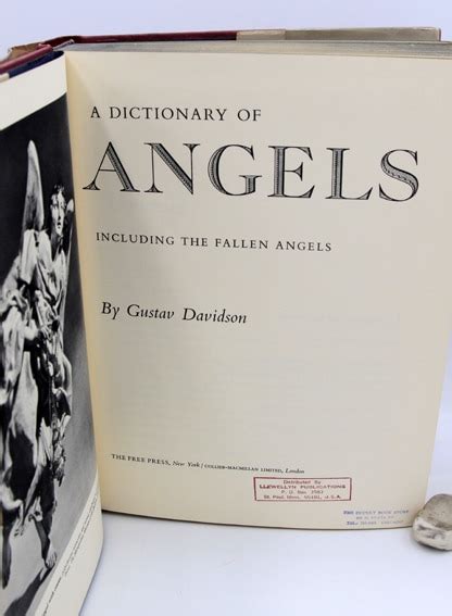 A Dictionary Of Angels By Gustav Davidson Crucible Books