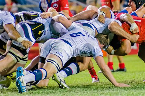 Usa Flanker Set In The Scrum During Americas Rugby Champio Flickr