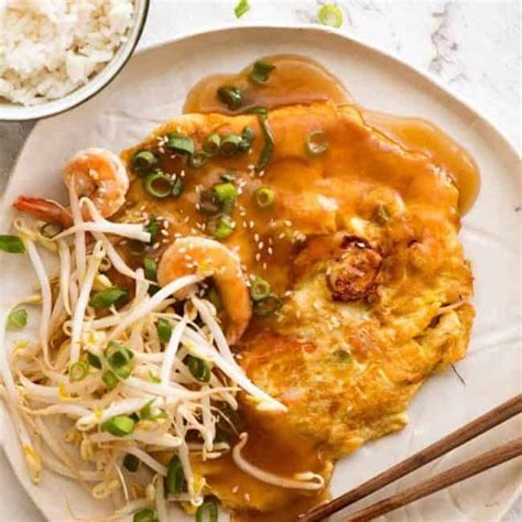 Egg foo young is a chinese indonesian omelet, normally prepared with mixed vegetables and poultry or ham. Egg Foo Young (Chinese Omelette) | Recipe | Egg foo young ...
