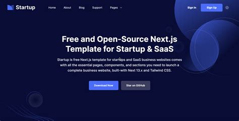 Github Nextjstemplates Startup Nextjs Startup Is Free Next Js