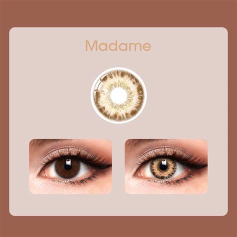 【new】mislens Rococo Madame Brown Color Contact Lenses Mislens