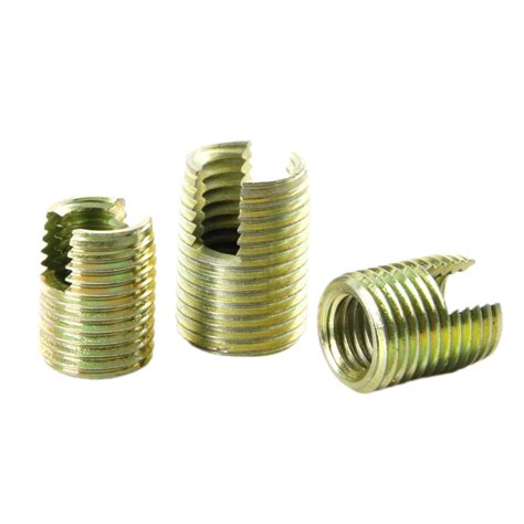 302 Type Case Hardened Steel Metric Size Self Tapping Threaded Insert