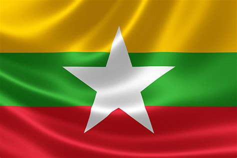 Top 60 Flag Of Myanmar Stock Photos Pictures And Images Istock